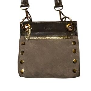 Gray and Gold Women's Bag